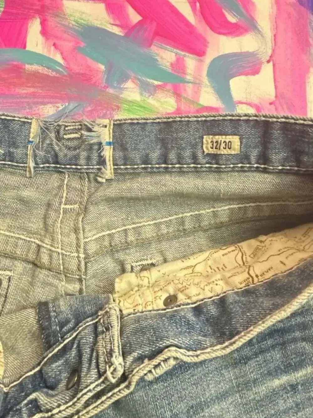 Ariat Denim Blue Jeans Size 32x30